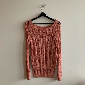 Handcrafted Pink Valentine’s Sweater - Made with Love 💖